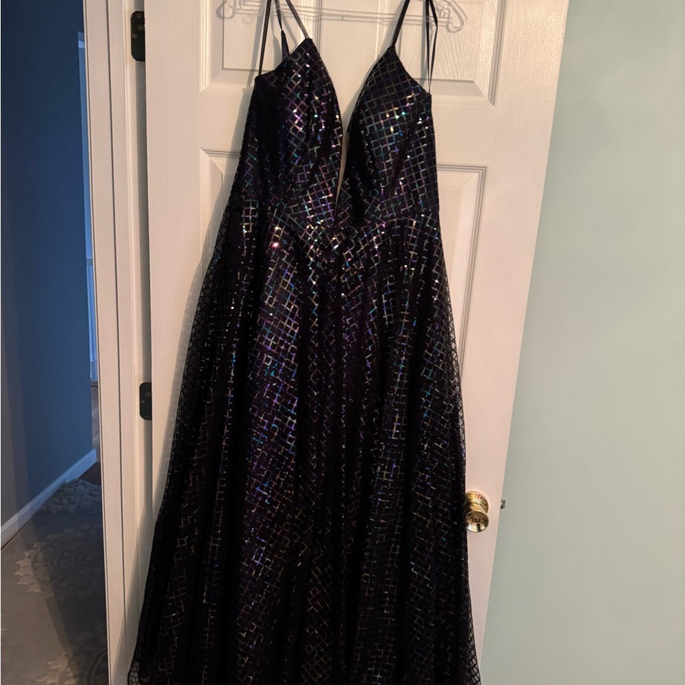 Stunning Black Sequin Gown